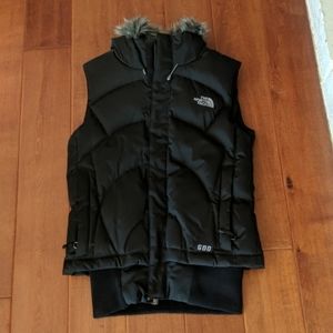 The North Face 600 Fur Hood Vest